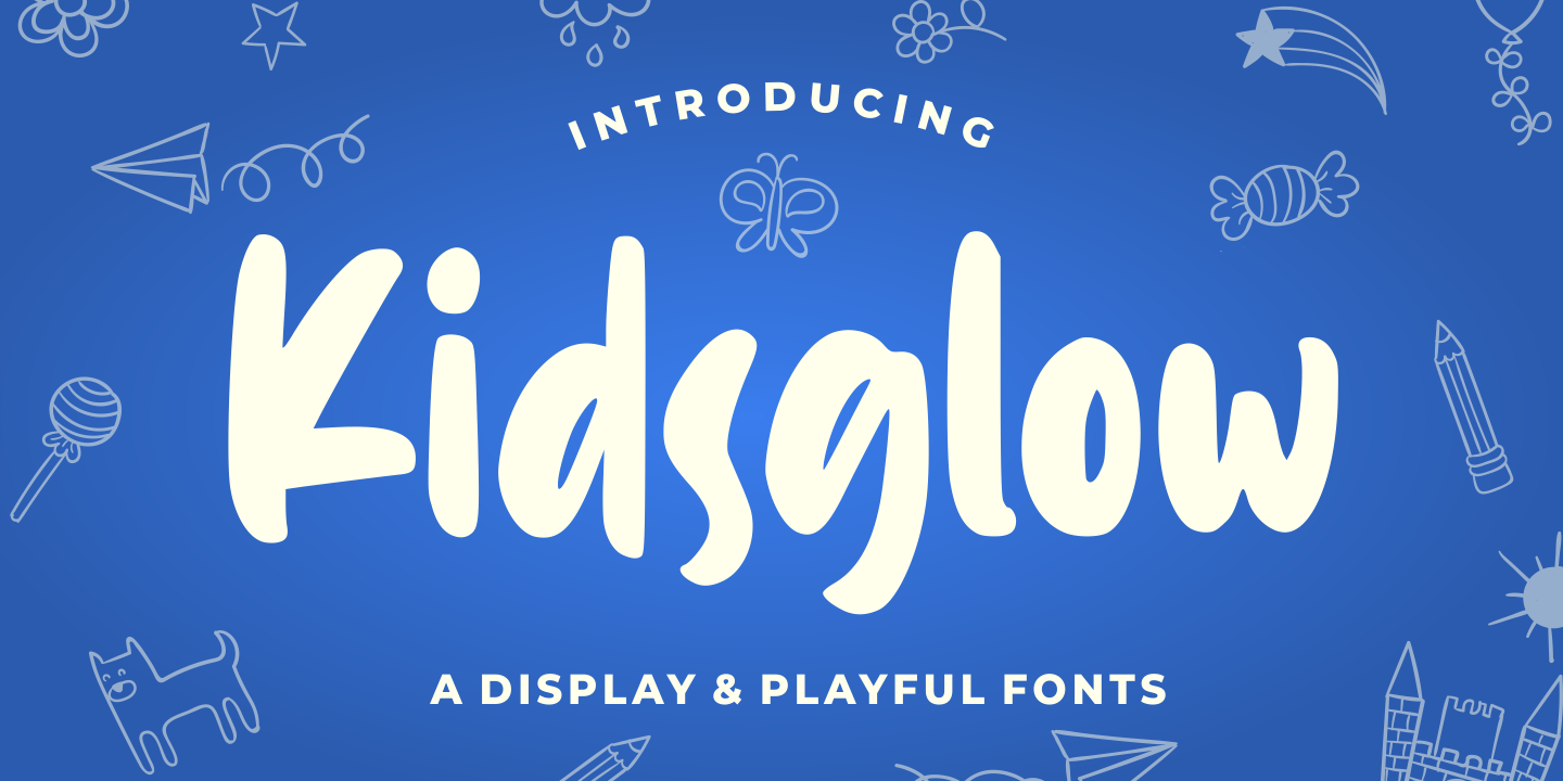Kidsglow Font preview